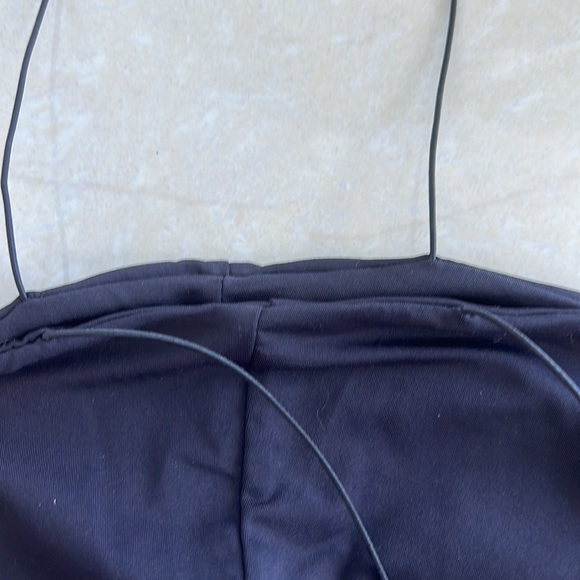 Meshki Thin Spaghetti Strap Thong Black Bodysuit - XS - Picture 5 of 8